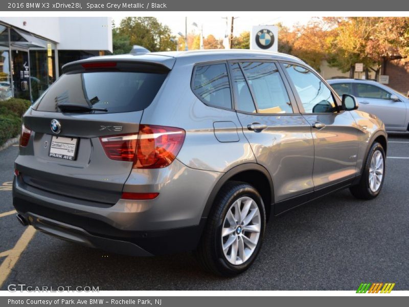 Space Grey Metallic / Black 2016 BMW X3 xDrive28i