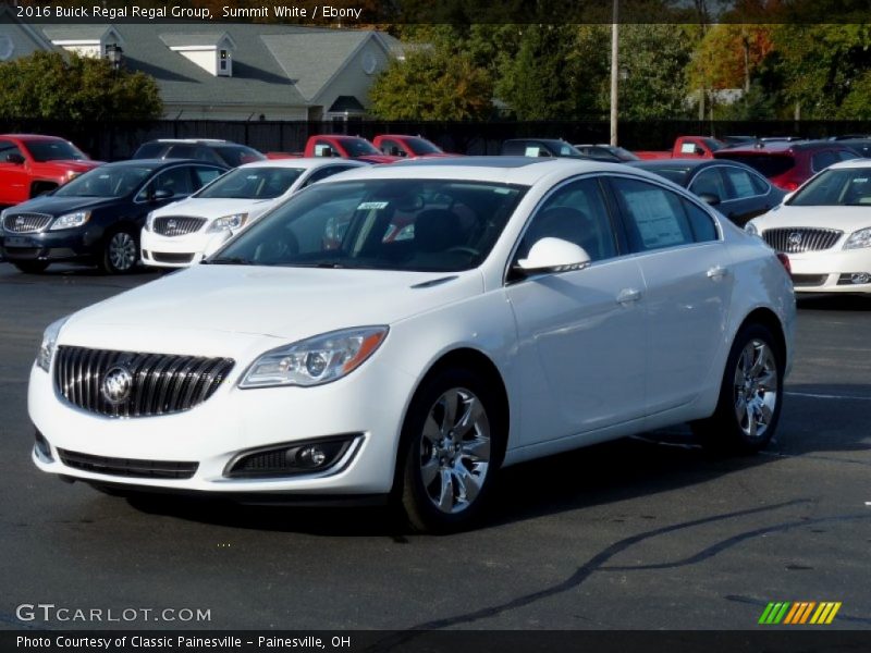 Summit White / Ebony 2016 Buick Regal Regal Group