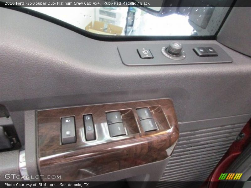 Ruby Red Metallic / Black 2016 Ford F350 Super Duty Platinum Crew Cab 4x4