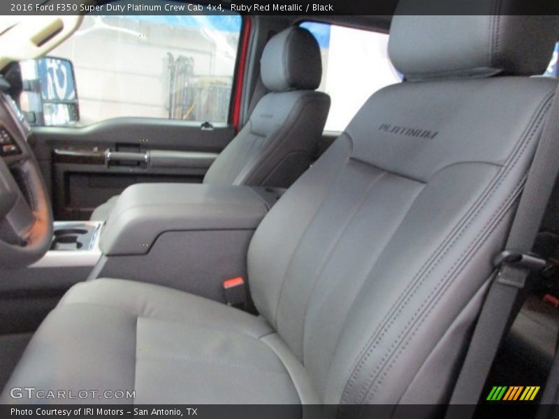 Ruby Red Metallic / Black 2016 Ford F350 Super Duty Platinum Crew Cab 4x4