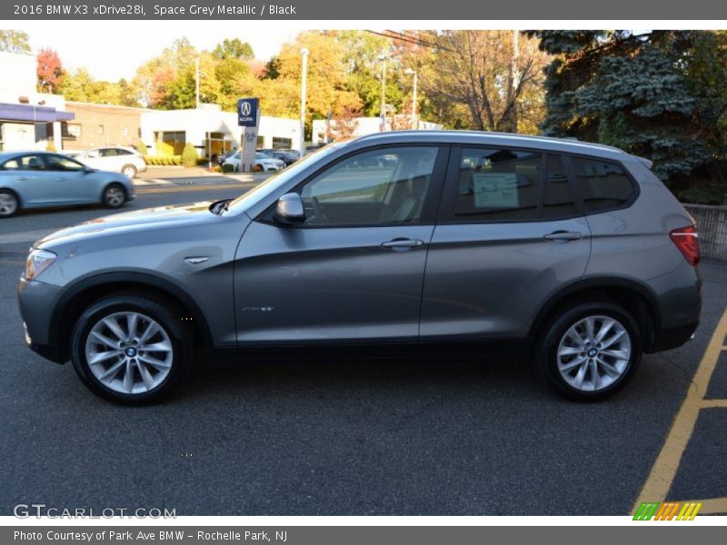 Space Grey Metallic / Black 2016 BMW X3 xDrive28i