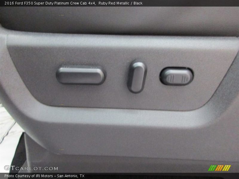 Ruby Red Metallic / Black 2016 Ford F350 Super Duty Platinum Crew Cab 4x4