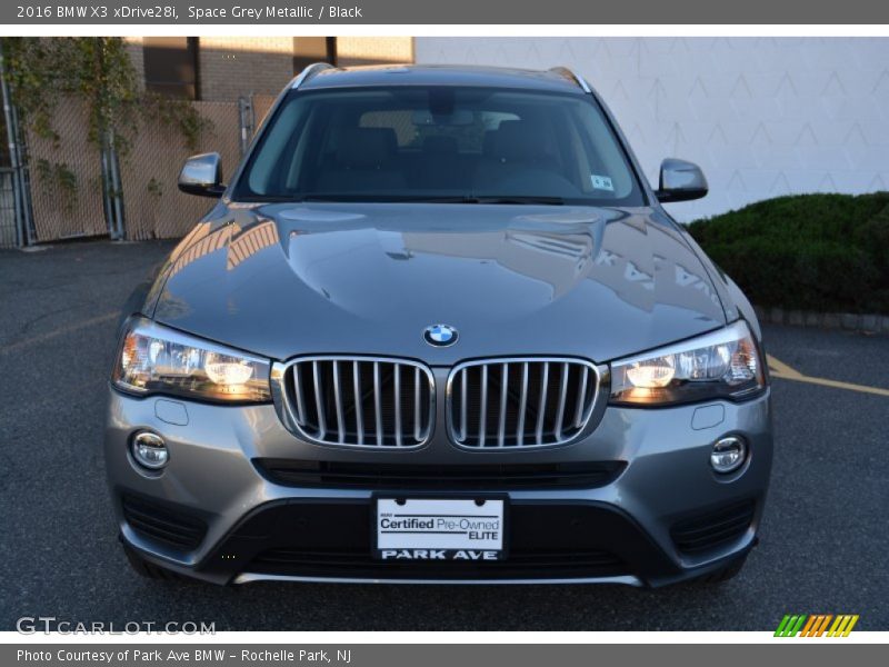 Space Grey Metallic / Black 2016 BMW X3 xDrive28i