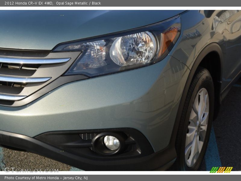Opal Sage Metallic / Black 2012 Honda CR-V EX 4WD