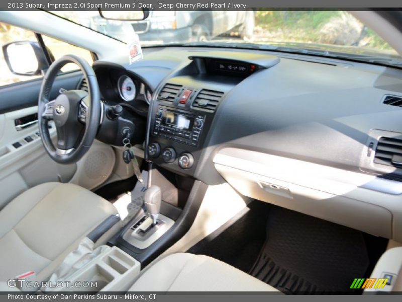 Deep Cherry Red Pearl / Ivory 2013 Subaru Impreza 2.0i Sport Premium 5 Door