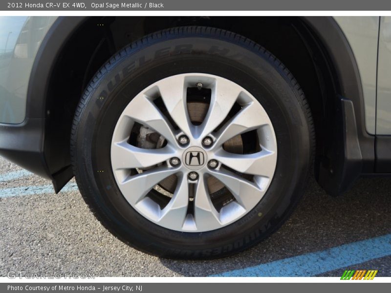 Opal Sage Metallic / Black 2012 Honda CR-V EX 4WD