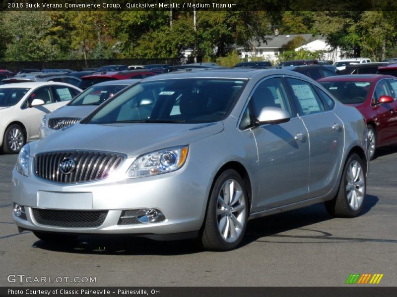 Quicksilver Metallic / Medium Titanium 2016 Buick Verano Convenience Group