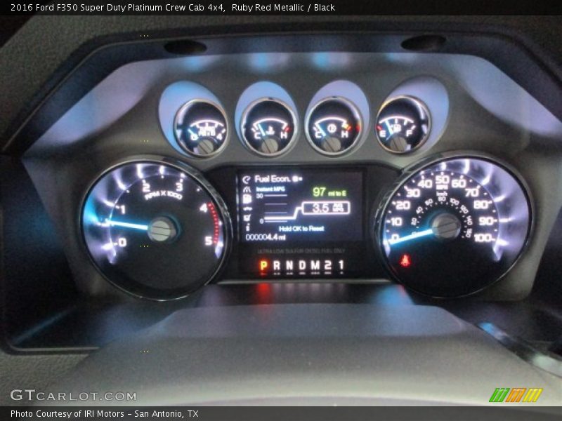 Ruby Red Metallic / Black 2016 Ford F350 Super Duty Platinum Crew Cab 4x4