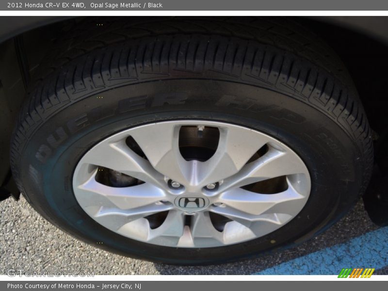 Opal Sage Metallic / Black 2012 Honda CR-V EX 4WD