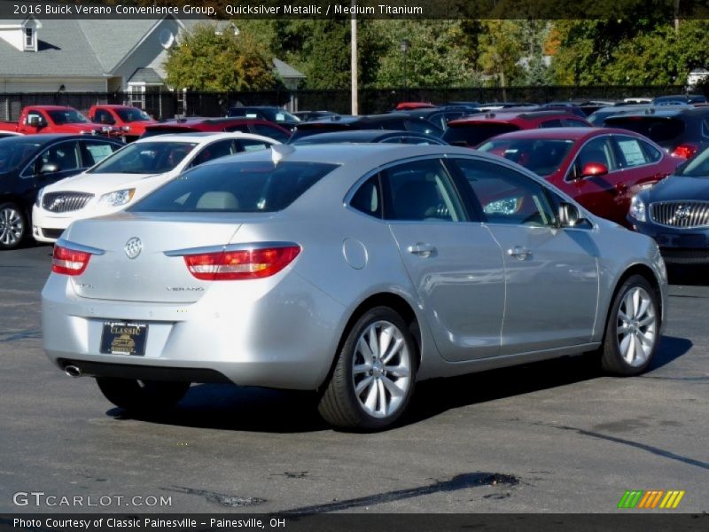 Quicksilver Metallic / Medium Titanium 2016 Buick Verano Convenience Group