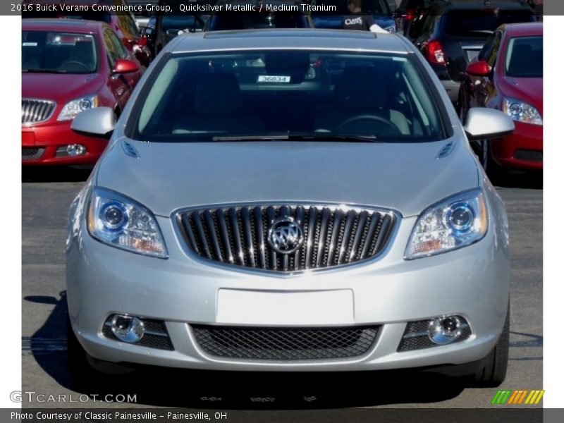 Quicksilver Metallic / Medium Titanium 2016 Buick Verano Convenience Group