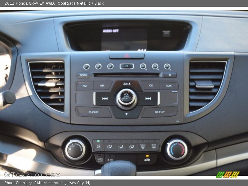 Opal Sage Metallic / Black 2012 Honda CR-V EX 4WD