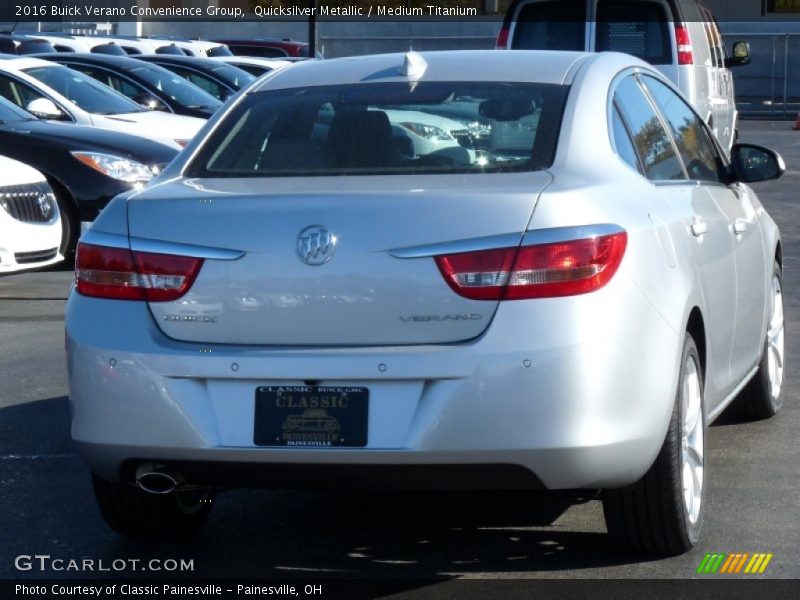 Quicksilver Metallic / Medium Titanium 2016 Buick Verano Convenience Group
