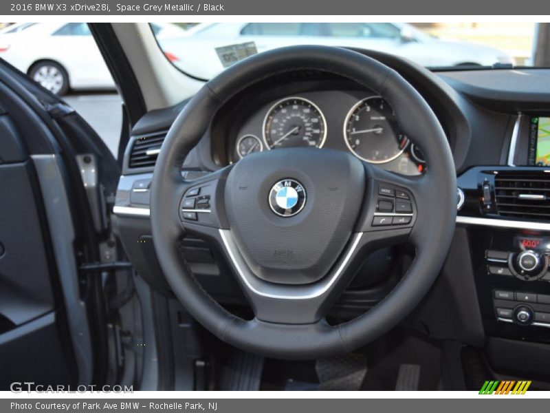 Space Grey Metallic / Black 2016 BMW X3 xDrive28i