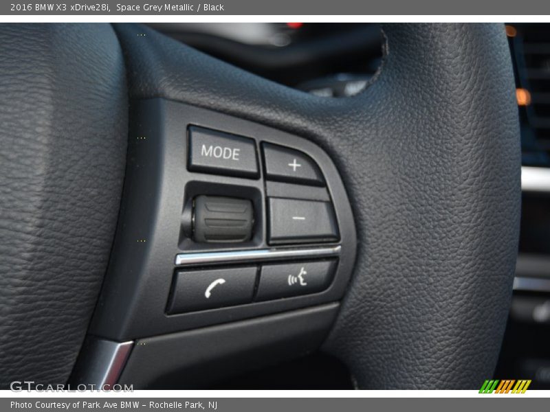 Space Grey Metallic / Black 2016 BMW X3 xDrive28i