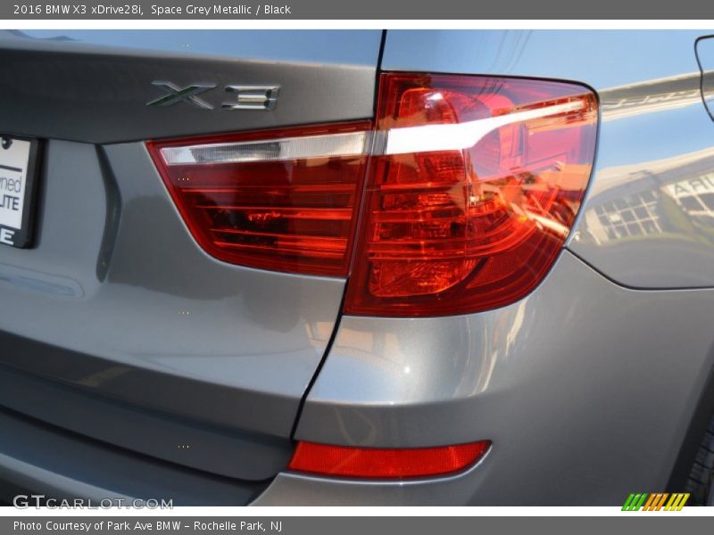 Space Grey Metallic / Black 2016 BMW X3 xDrive28i