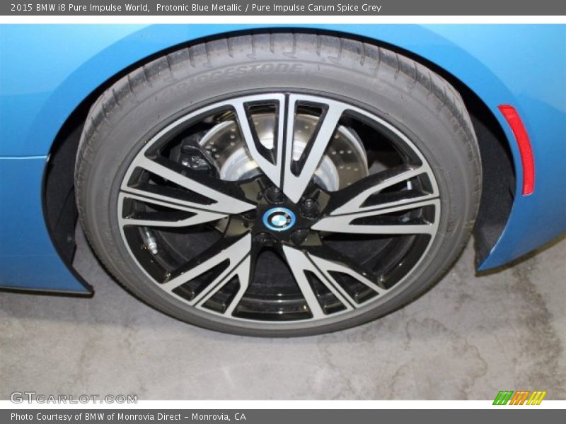 Protonic Blue Metallic / Pure Impulse Carum Spice Grey 2015 BMW i8 Pure Impulse World