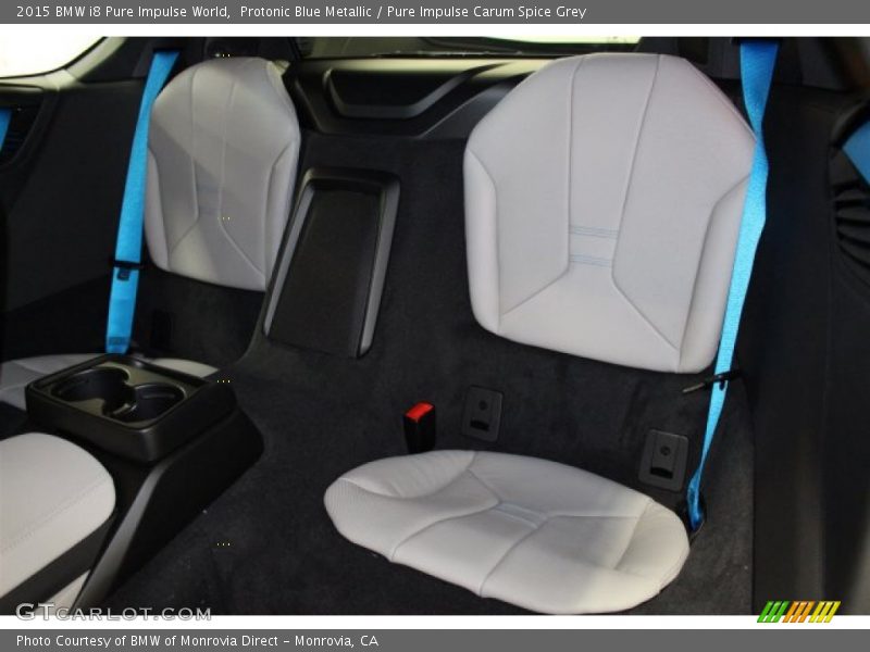 Protonic Blue Metallic / Pure Impulse Carum Spice Grey 2015 BMW i8 Pure Impulse World