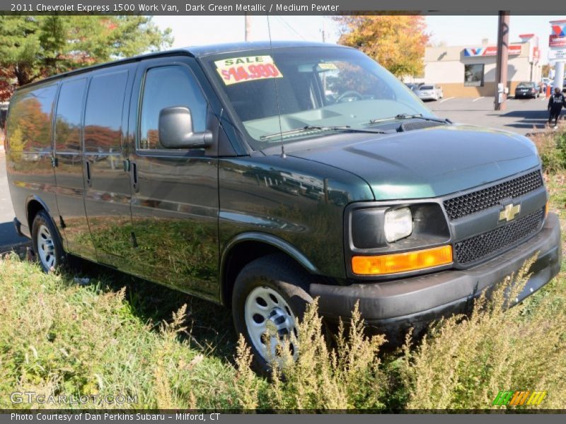 Front 3/4 View of 2011 Express 1500 Work Van