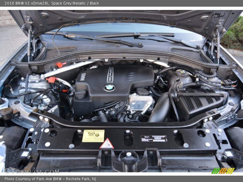 Space Grey Metallic / Black 2016 BMW X3 xDrive28i