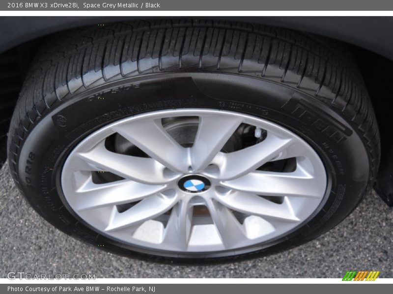 Space Grey Metallic / Black 2016 BMW X3 xDrive28i