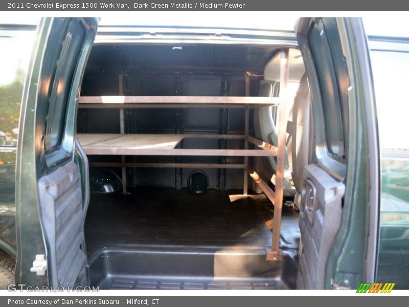 Dark Green Metallic / Medium Pewter 2011 Chevrolet Express 1500 Work Van