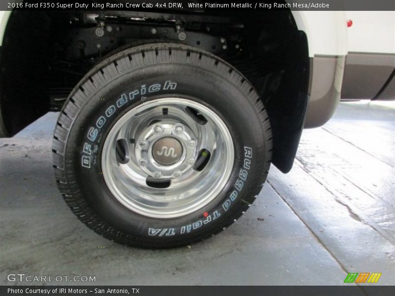 White Platinum Metallic / King Ranch Mesa/Adobe 2016 Ford F350 Super Duty  King Ranch Crew Cab 4x4 DRW
