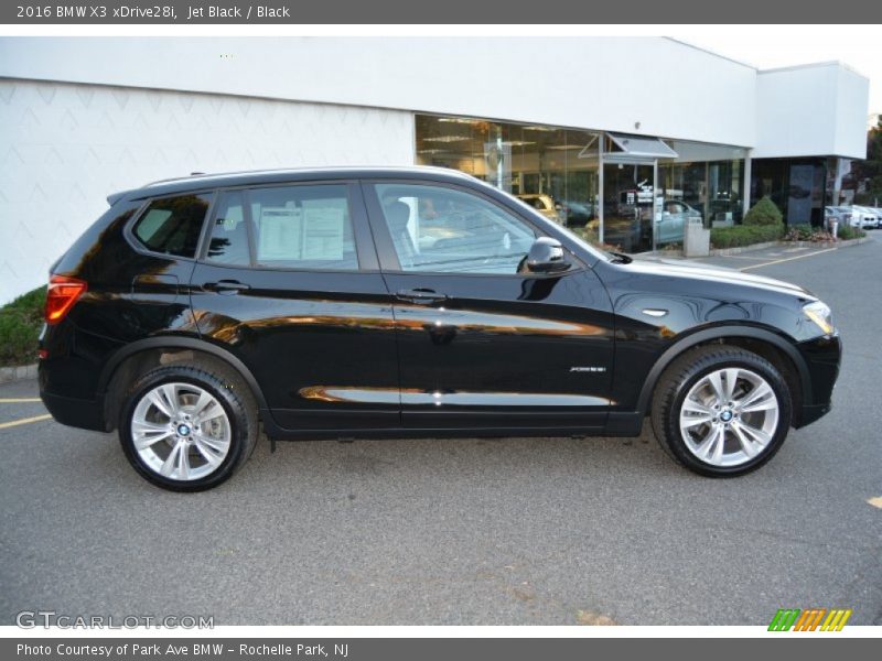 Jet Black / Black 2016 BMW X3 xDrive28i