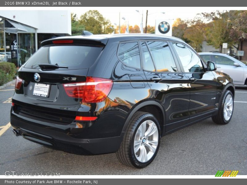Jet Black / Black 2016 BMW X3 xDrive28i