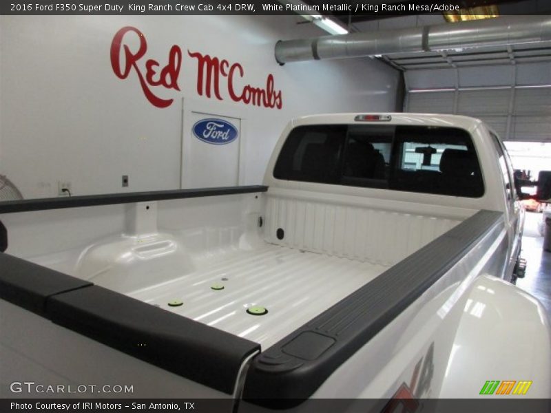 White Platinum Metallic / King Ranch Mesa/Adobe 2016 Ford F350 Super Duty  King Ranch Crew Cab 4x4 DRW