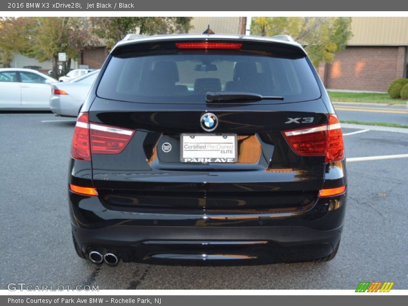 Jet Black / Black 2016 BMW X3 xDrive28i