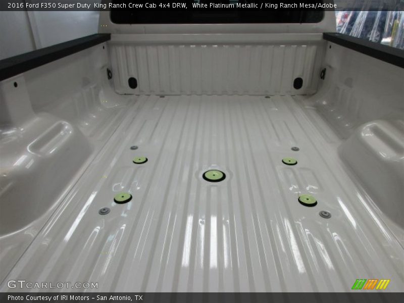 White Platinum Metallic / King Ranch Mesa/Adobe 2016 Ford F350 Super Duty  King Ranch Crew Cab 4x4 DRW