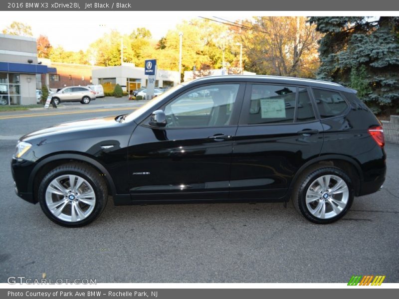 Jet Black / Black 2016 BMW X3 xDrive28i