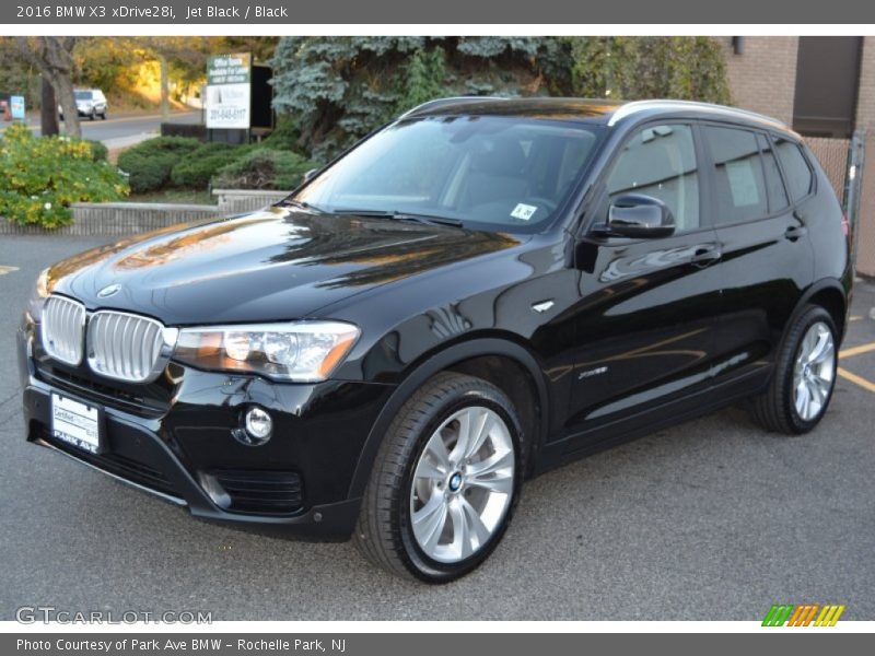Jet Black / Black 2016 BMW X3 xDrive28i