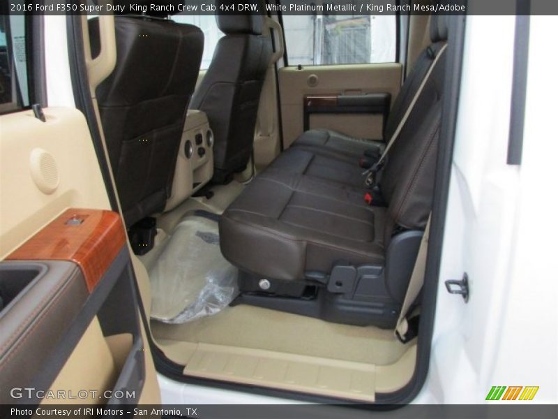 White Platinum Metallic / King Ranch Mesa/Adobe 2016 Ford F350 Super Duty  King Ranch Crew Cab 4x4 DRW