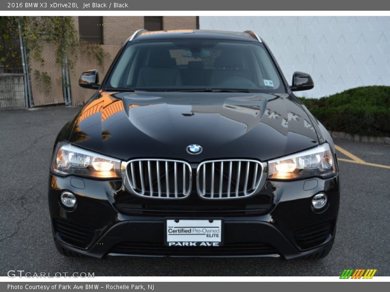 Jet Black / Black 2016 BMW X3 xDrive28i
