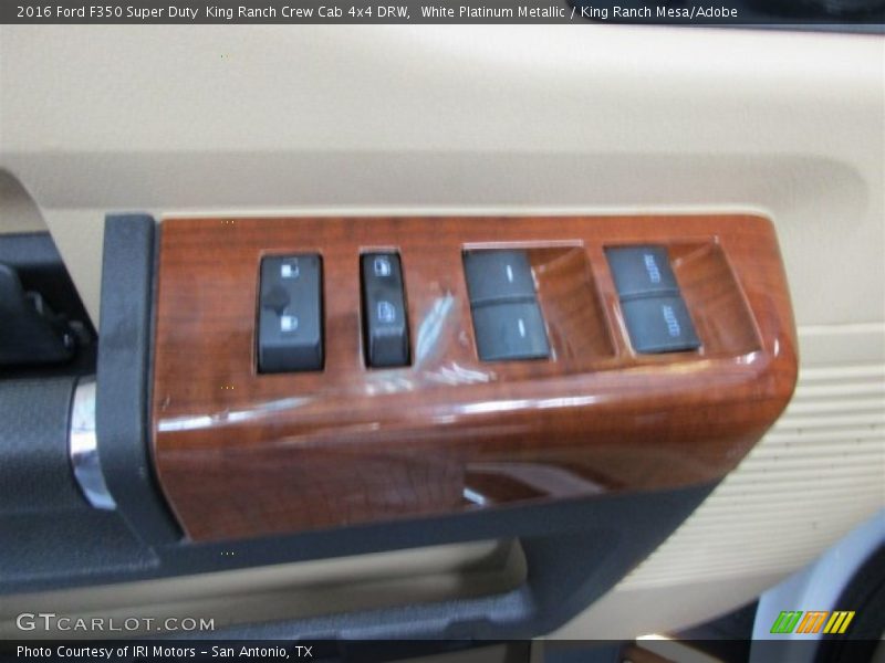 White Platinum Metallic / King Ranch Mesa/Adobe 2016 Ford F350 Super Duty  King Ranch Crew Cab 4x4 DRW