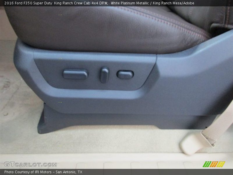 White Platinum Metallic / King Ranch Mesa/Adobe 2016 Ford F350 Super Duty  King Ranch Crew Cab 4x4 DRW