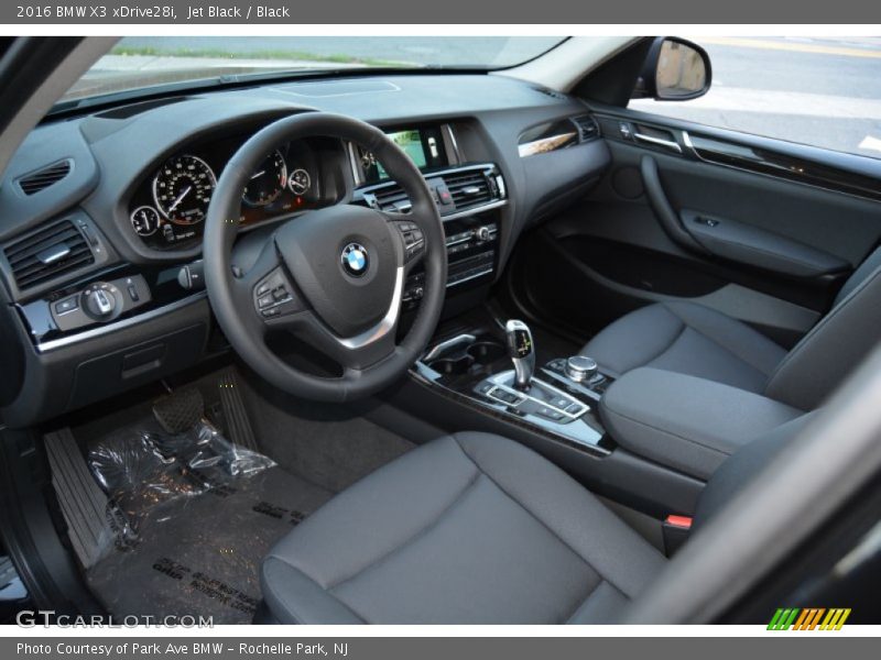  2016 X3 xDrive28i Black Interior