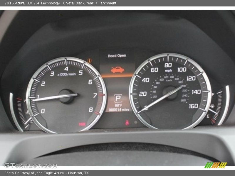 Crystal Black Pearl / Parchment 2016 Acura TLX 2.4 Technology