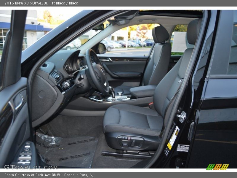 Front Seat of 2016 X3 xDrive28i