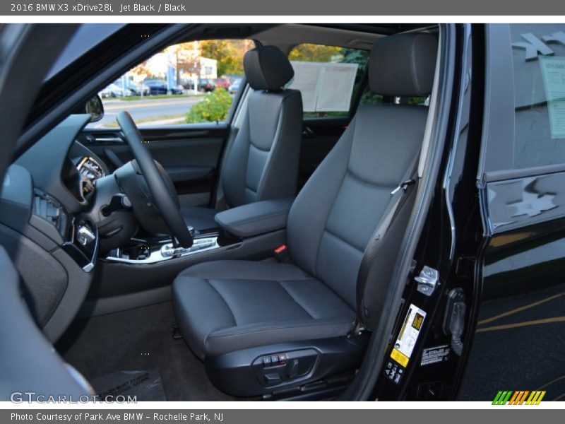 Front Seat of 2016 X3 xDrive28i