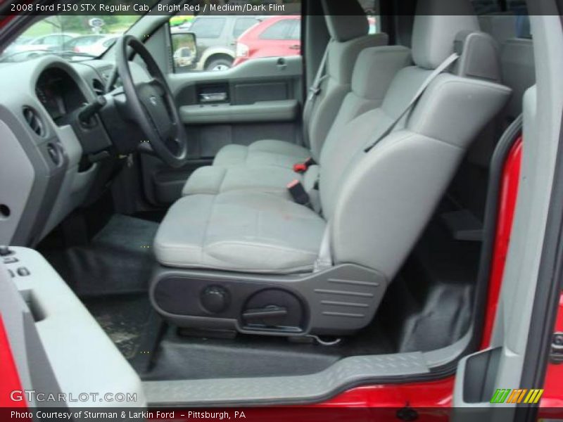 Bright Red / Medium/Dark Flint 2008 Ford F150 STX Regular Cab