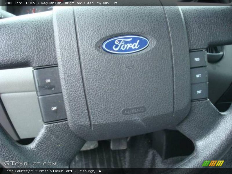 Bright Red / Medium/Dark Flint 2008 Ford F150 STX Regular Cab