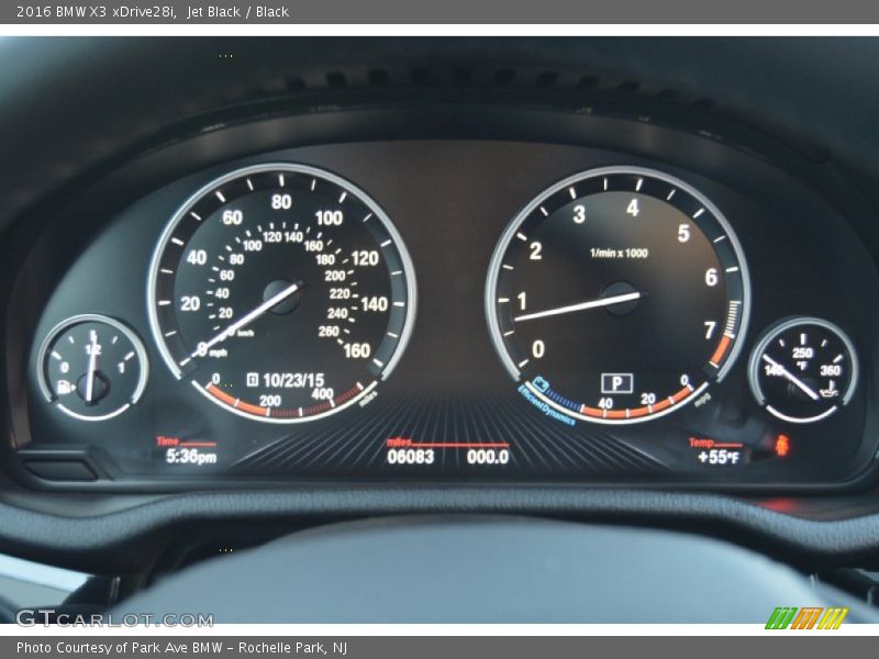  2016 X3 xDrive28i xDrive28i Gauges