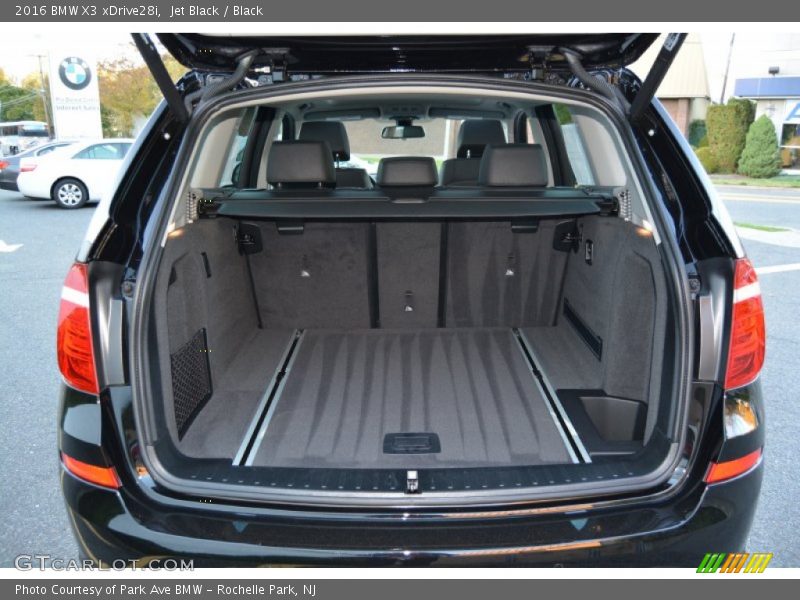  2016 X3 xDrive28i Trunk