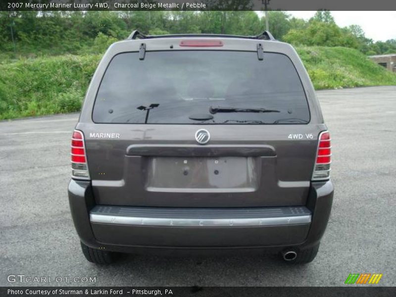 Charcoal Beige Metallic / Pebble 2007 Mercury Mariner Luxury 4WD
