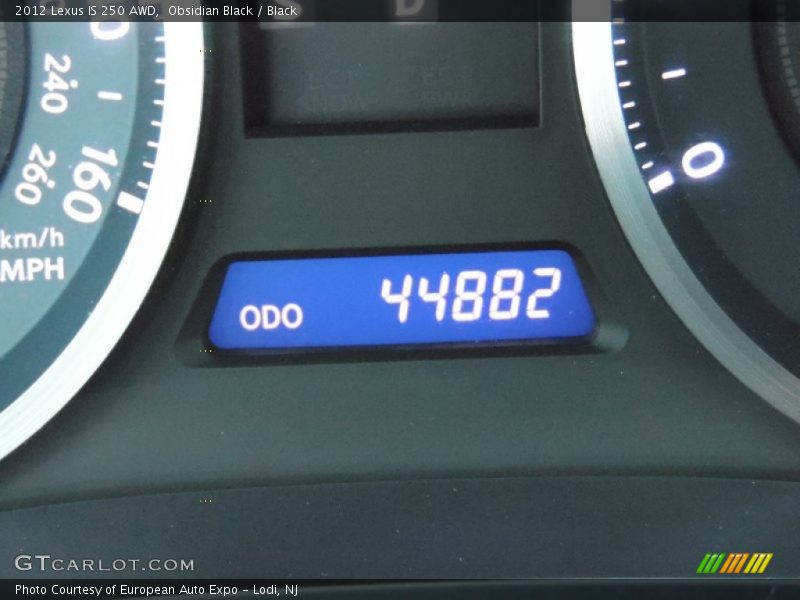 Obsidian Black / Black 2012 Lexus IS 250 AWD