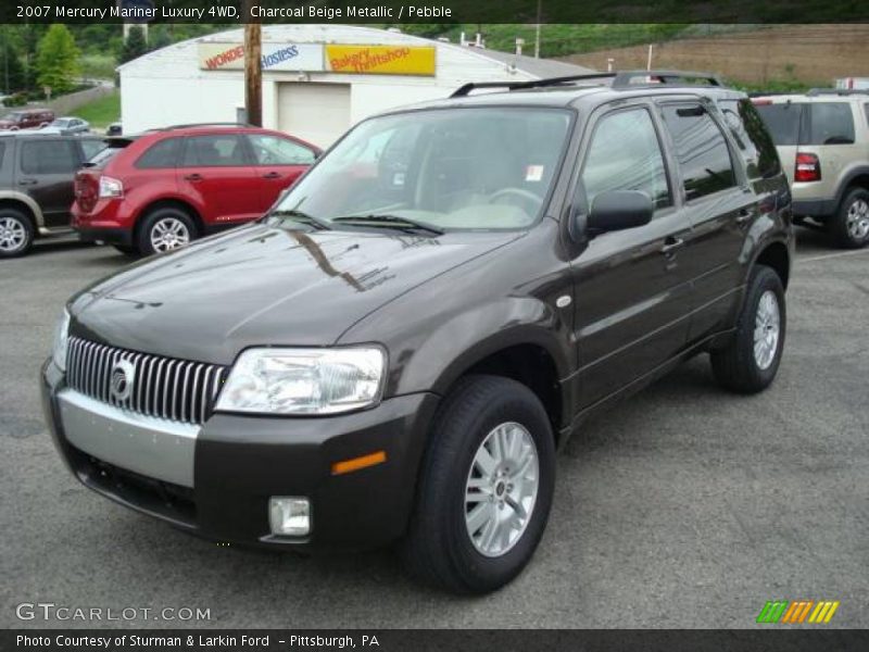 Charcoal Beige Metallic / Pebble 2007 Mercury Mariner Luxury 4WD