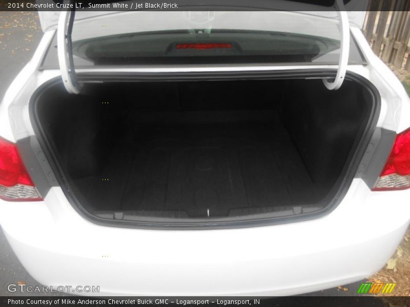 Summit White / Jet Black/Brick 2014 Chevrolet Cruze LT